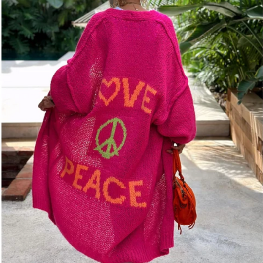 Love and Peace Cardigan